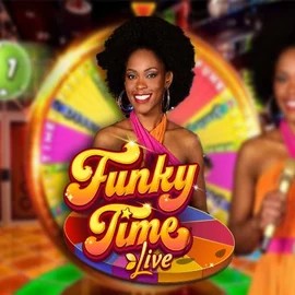 Funky Time slot logo by Evolution at WinLion Casino