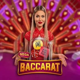 Live Casino logo of Mega Baccarat from Pragmatic Play at WinLion Casino
