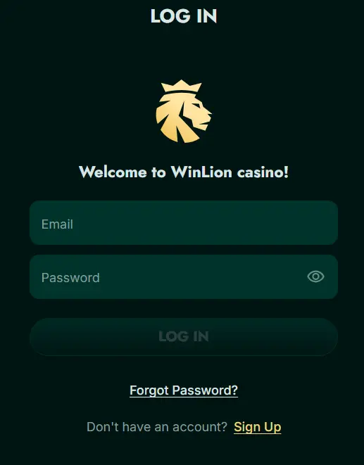 Winlion CA Sign-In – Safe account login for Canadian casino users