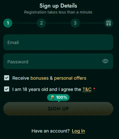 Register at Winlion CA – New player sign-up with bonus activation
